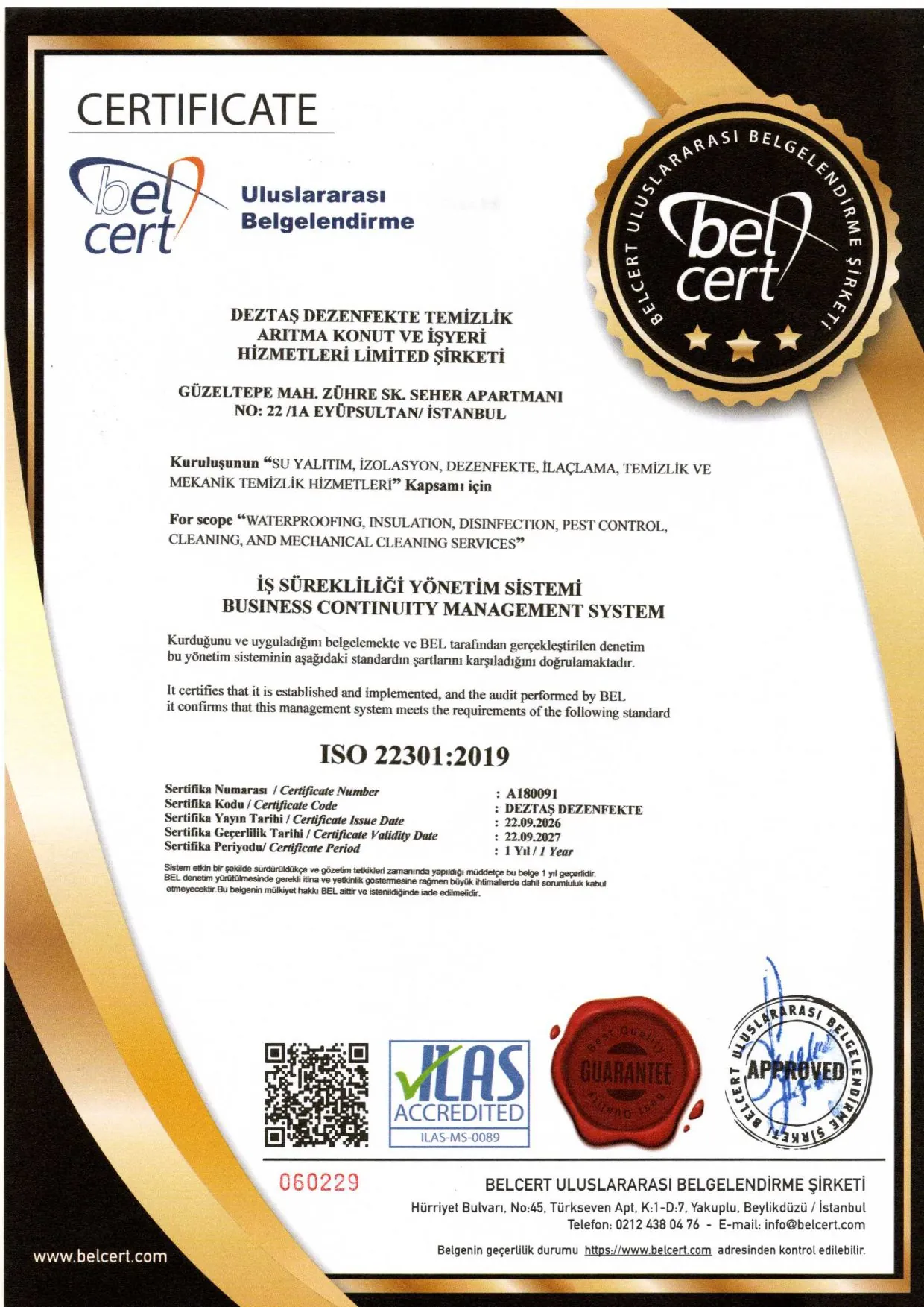ISO 22301:2019